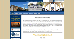 Desktop Screenshot of parkheightscoc.com